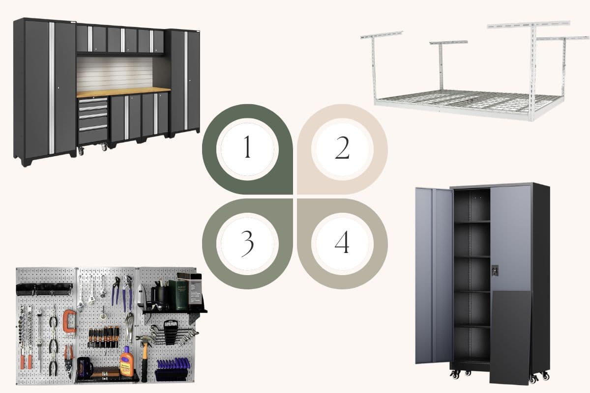 Garage storage systems comparison chart